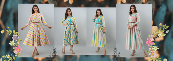 Exude the Spirit of Summers with Cool Cotton Dresses from EKOHUM