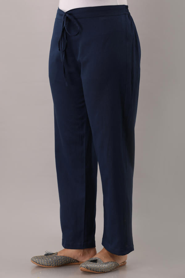 Indigo Cotton  Flex Pant