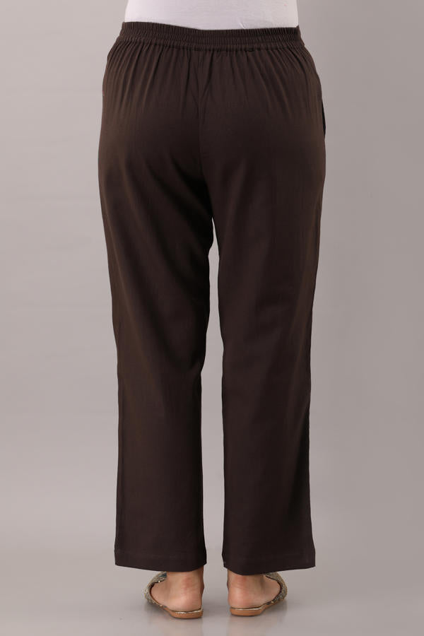 Brown Flex Pant