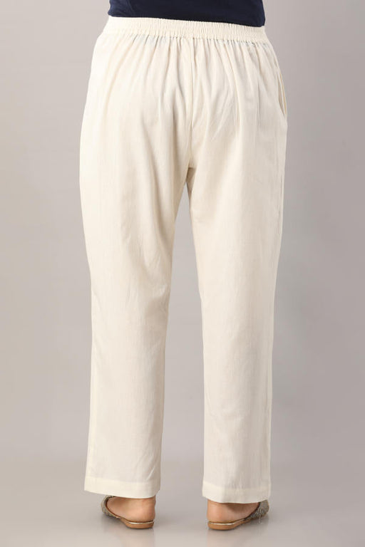 White Flex Pant