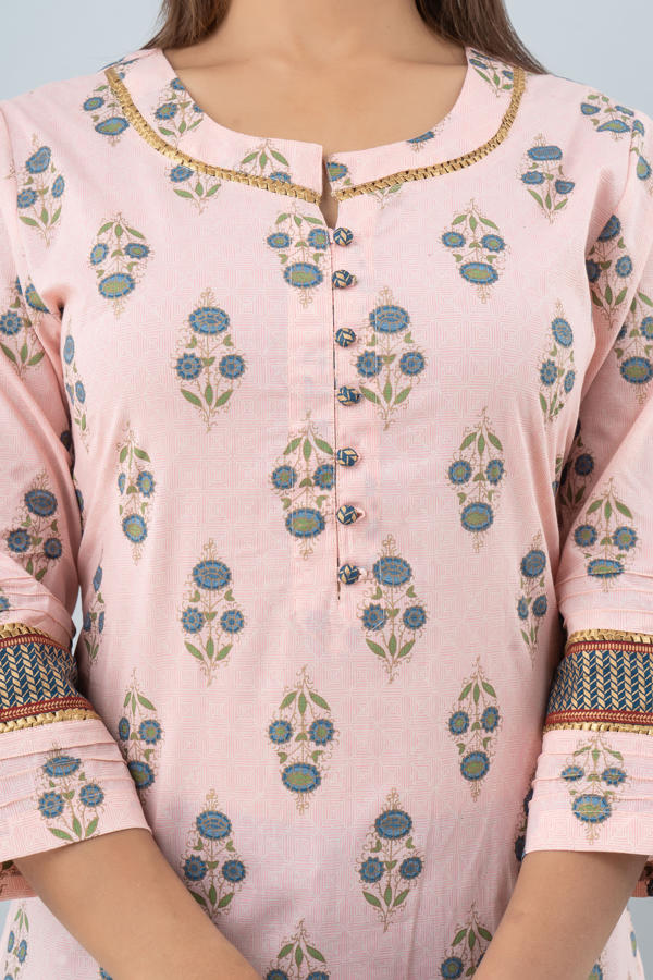 Pink Cotton kurta online