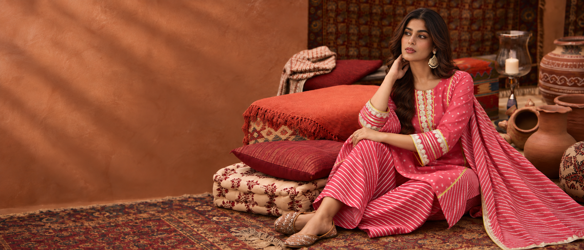 Ekohum co-ord set styled for day and evening wear