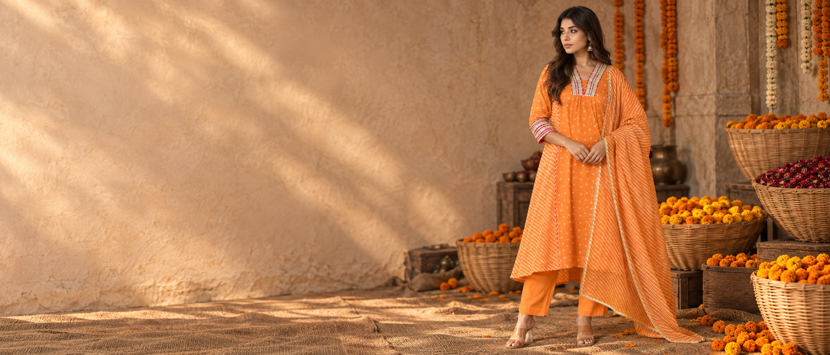 Ekohum co-ord set styled for day and evening wear